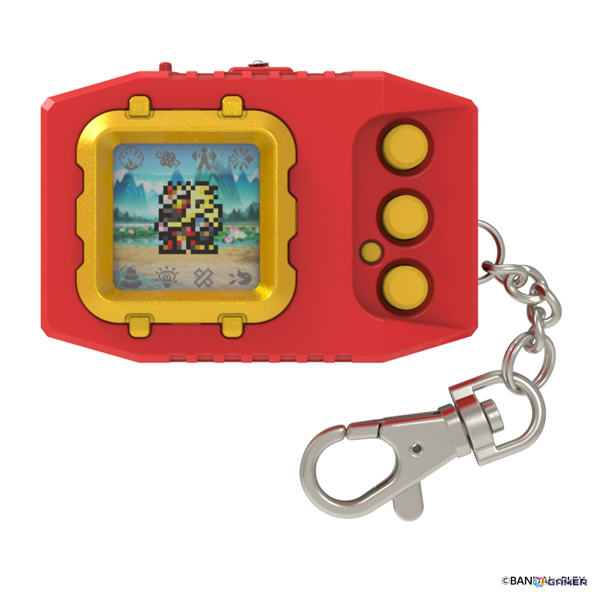 デジモン ペンデュラムカラー 赤 液晶玩具「デジモンペンデュラムCOLOR」新弾「SAIYUWARRIORS