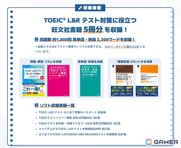 「毎日学習でステップアップ TOEIC L＆Rテスト」がSwitchで10月23日に発売！実力に合わせた学習プランで着実に学力向上をサポートの画像13