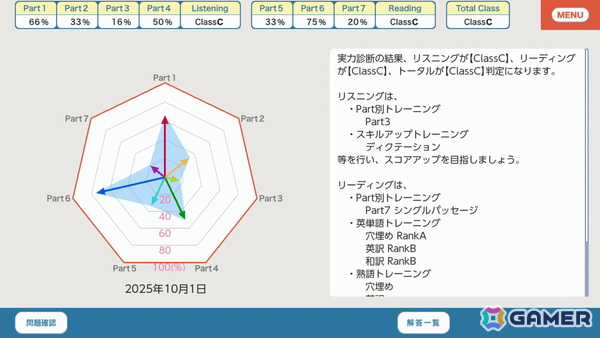 「毎日学習でステップアップ TOEIC L＆Rテスト」がSwitchで10月23日に発売！実力に合わせた学習プランで着実に学力向上をサポートの画像4