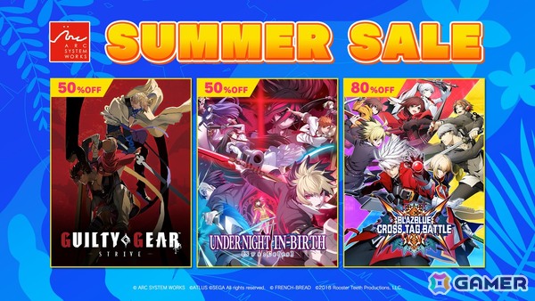 「GUILTY GEAR -STRIVE-」が50%オフ！アークシステムワークスのタイトルを対象とした「Summer Sale」がSteamにて開催中の画像1