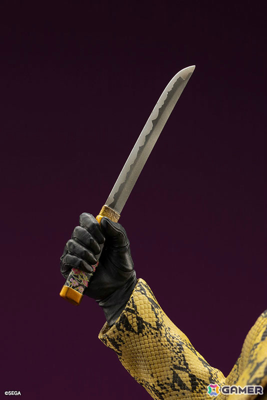 「龍が如く」シリーズの真島吾朗が1/6スケールフィギュアで登場！鬼炎のドスを構えたバトルポーズは迫力満点の画像15