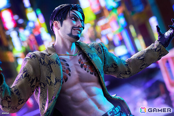 「龍が如く」シリーズの真島吾朗が1/6スケールフィギュアで登場！鬼炎のドスを構えたバトルポーズは迫力満点の画像4