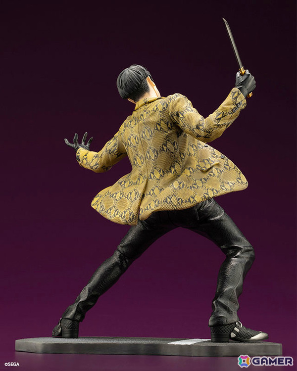 「龍が如く」シリーズの真島吾朗が1/6スケールフィギュアで登場！鬼炎のドスを構えたバトルポーズは迫力満点の画像9
