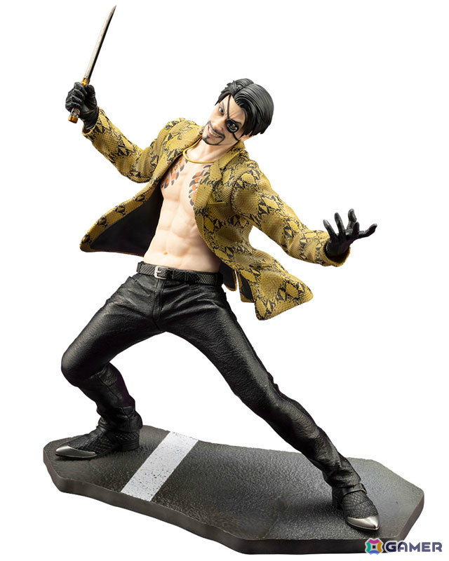 「龍が如く」シリーズの真島吾朗が1/6スケールフィギュアで登場!鬼炎のドスを構えたバトルポーズは迫力満点の画像