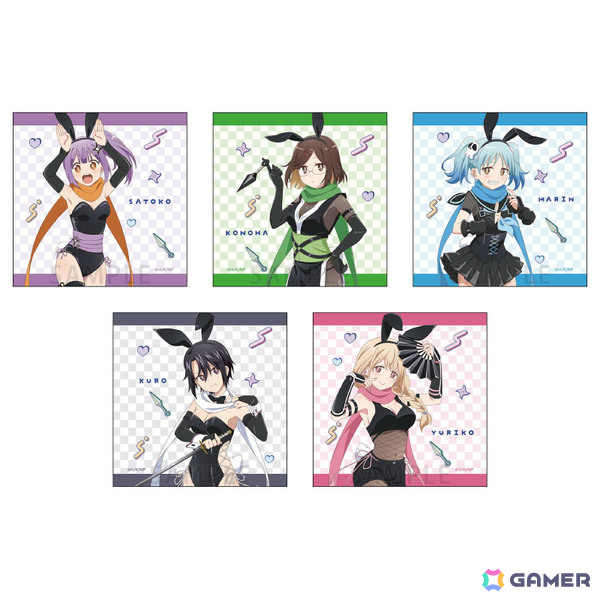 アニメ「忍者と殺し屋のふたりぐらし」さとこ＆このはたちが“バニンジャ”姿で登場のポップアップストアが7月12日よりゲーマーズで開催！の画像10