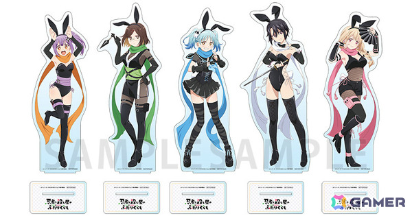 アニメ「忍者と殺し屋のふたりぐらし」さとこ＆このはたちが“バニンジャ”姿で登場のポップアップストアが7月12日よりゲーマーズで開催！の画像2