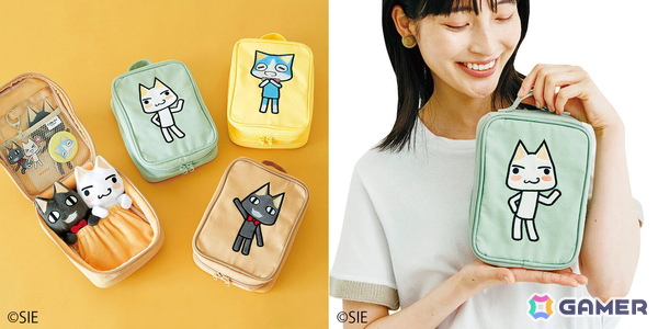 「どこでもいっしょ」と猫部のコラボグッズ第2弾が登場！トロステ風の収納ボックスや引っかけるぬいぐるみポーチなどが販売中の画像4