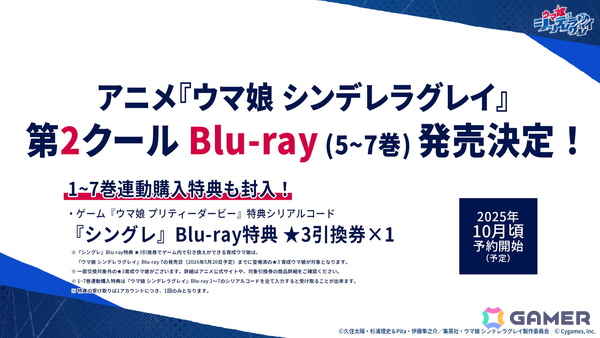 アニメ「ウマ娘 シンデレラグレイ」第2クールは2025年10月から放送！ティザーPVが公開にの画像25