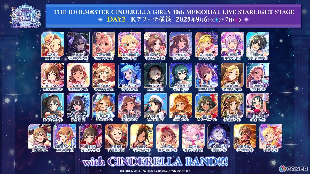 デレステ10thツアー千秋楽「THE IDOLM@STER CINDERELLA GIRLS
