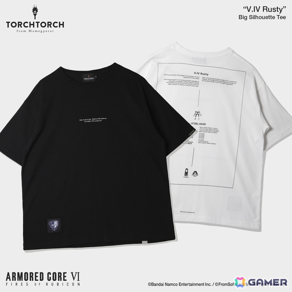 「ARMORED CORE VI FIRES OF RUBICON」に登場するキャラ「V.IV ラスティ」をフィーチャーしたTシャツがTORCH TORCHより登場！の画像1