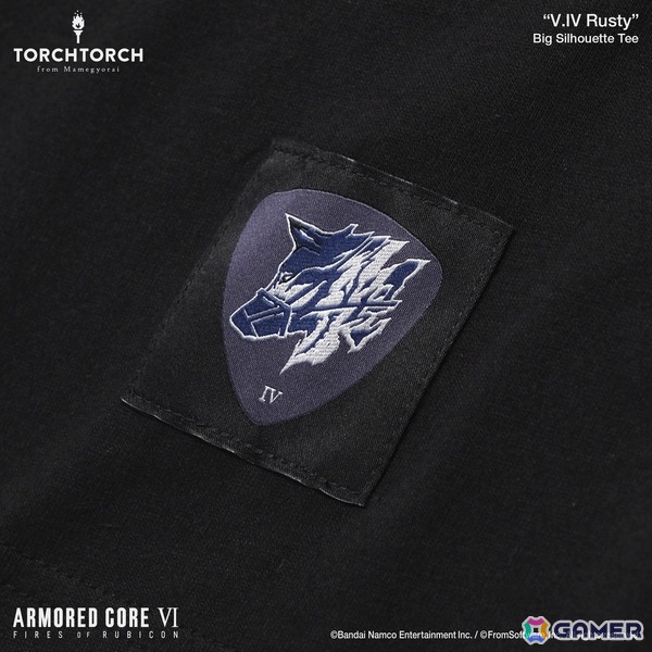 「ARMORED CORE VI FIRES OF RUBICON」に登場するキャラ「V.IV ラスティ」をフィーチャーしたTシャツがTORCH TORCHより登場！の画像4