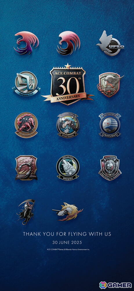 「エースコンバット」シリーズ30周年記念ムービーやオケコン開催など記念施策情報が公開に！河野一聡氏からのメッセージもの画像7