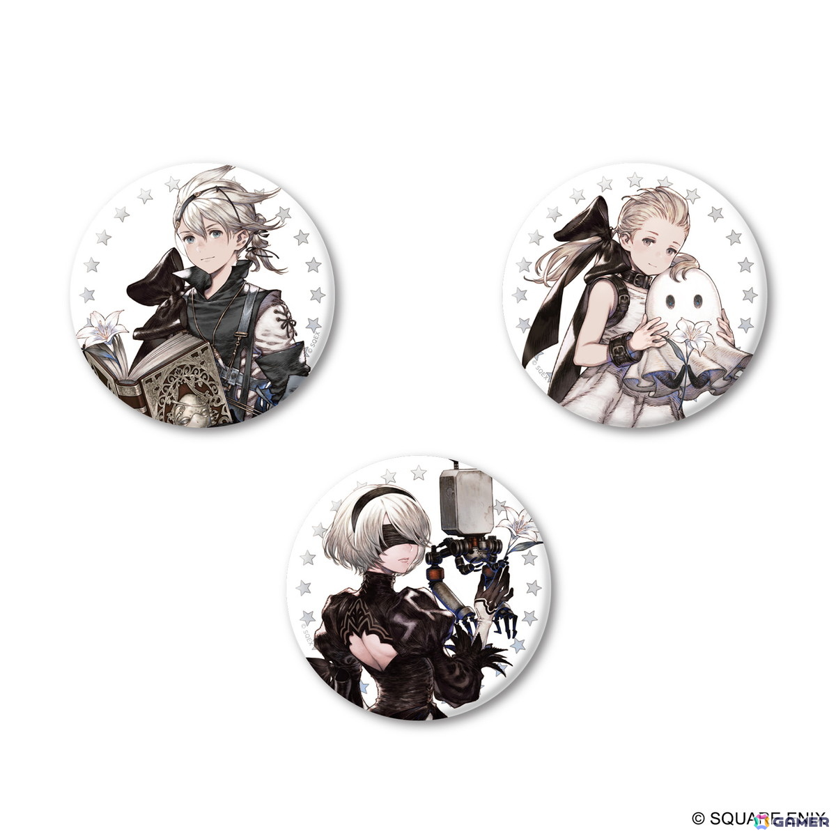 「ニーア」シリーズ15周年記念の藤坂公彦氏による描き下ろしイラストを使用した「NieR Series 15th Anniversary」グッズが予約受付中!の画像