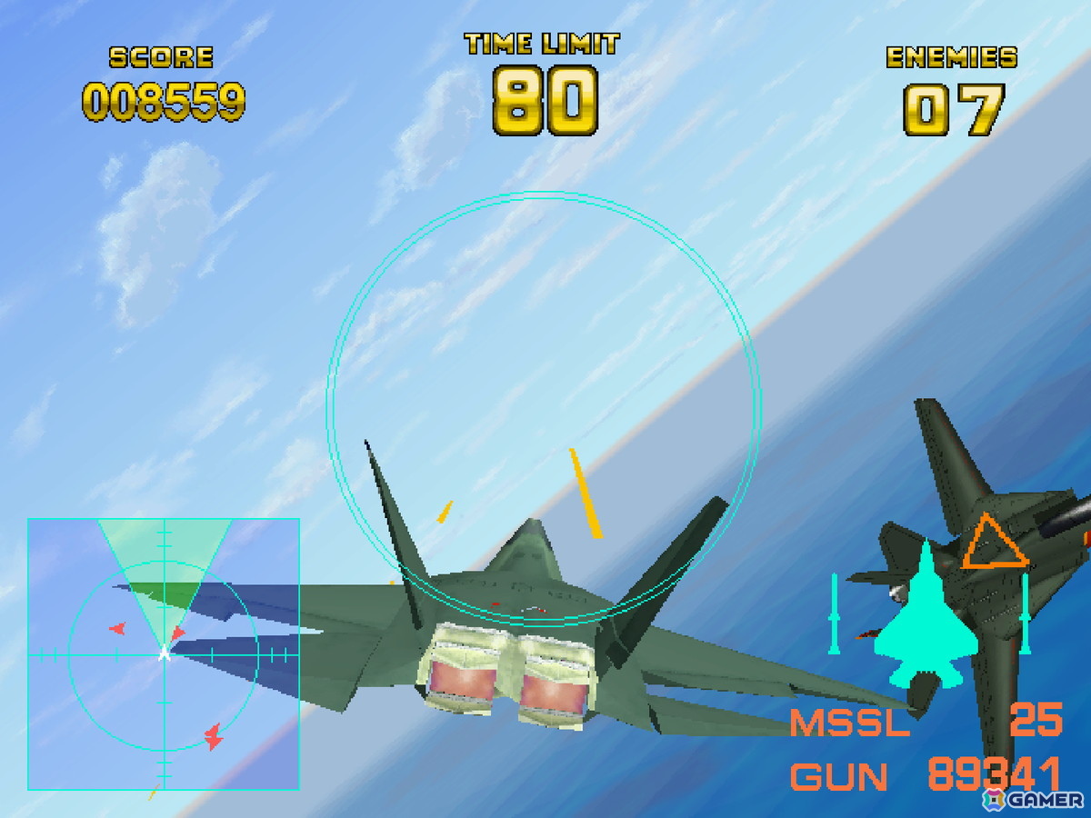 1995年リリースのナムコによるフライトシューティングゲーム「エアーコンバット22」が「アーケードアーカイブス/アーケードアーカイブス2」として7月3日に配信！の画像6
