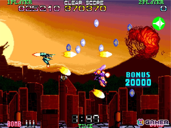 「アーケードアーカイブス 超時空要塞マクロスII」が7月10日に配信！「超時空要塞マクロス」から約80年後を舞台にマルドゥーク軍に立ち向かおうの画像