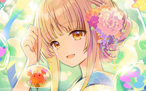 アニメ「お隣の天使様にいつの間にか駄目人間にされていた件」細居美恵子氏描き下ろしによる12星座ビジュアル企画第2弾“真昼×かに座ビジュアル”公開！