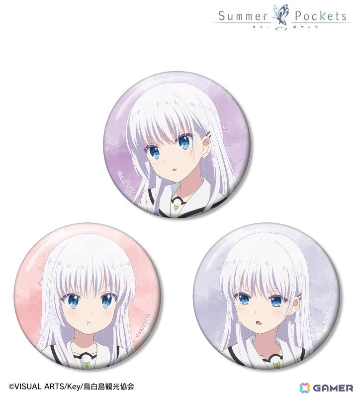 Summer Pockets』キービジュアル キャラファイングラフ – Anime
