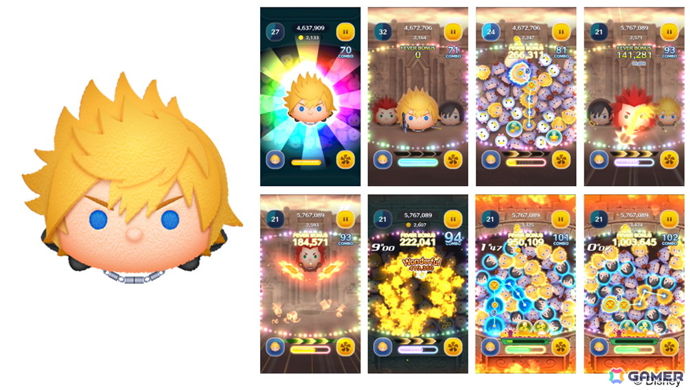 「LINE：ディズニー ツムツム」に「キングダム ハーツ」シリーズよりロクサスとシオンが新ツムとして登場！の画像
