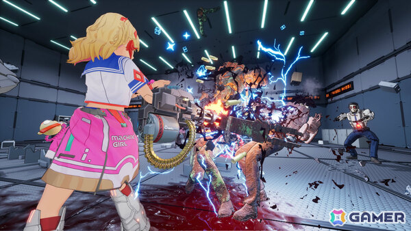 サイボーグJKが巨大ブラック企業をぶっ潰すアクションSTG「ゼンシンマシンガール」が10月23日に発売！の画像