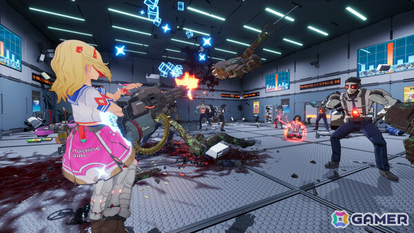 サイボーグJKが巨大ブラック企業をぶっ潰すアクションSTG「ゼンシンマシンガール」が10月23日に発売！の画像