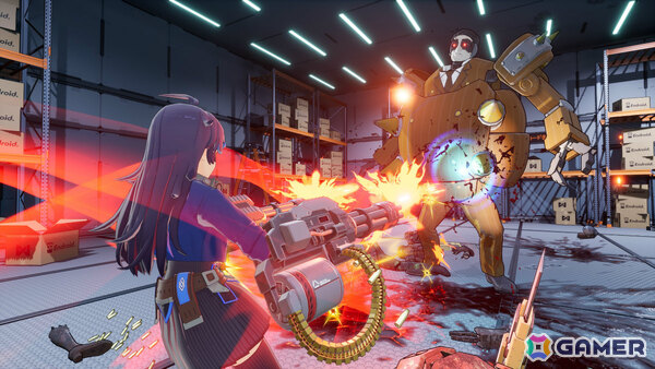 サイボーグJKが巨大ブラック企業をぶっ潰すアクションSTG「ゼンシンマシンガール」が10月23日に発売！の画像