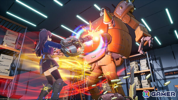 サイボーグJKが巨大ブラック企業をぶっ潰すアクションSTG「ゼンシンマシンガール」が10月23日に発売！の画像