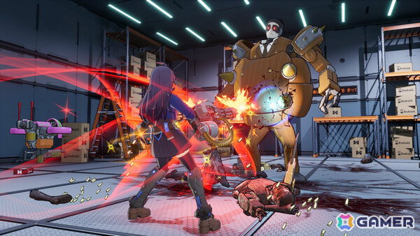 サイボーグJKが巨大ブラック企業をぶっ潰すアクションSTG「ゼンシンマシンガール」が10月23日に発売！の画像96