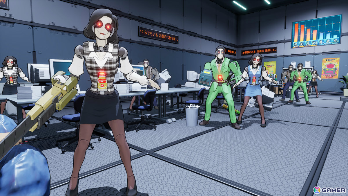 サイボーグJKが巨大ブラック企業をぶっ潰すアクションSTG「ゼンシンマシンガール」が10月23日に発売!の画像