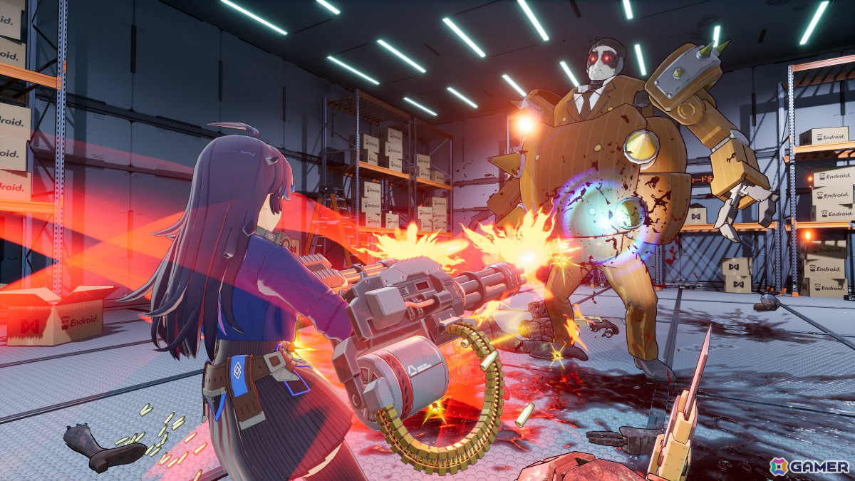 サイボーグJKが巨大ブラック企業をぶっ潰すアクションSTG「ゼンシンマシンガール」が10月23日に発売！の画像74