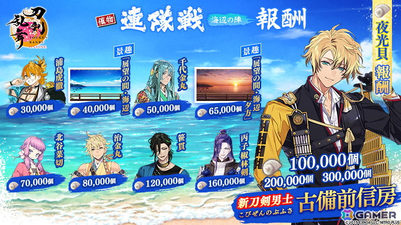 刀剣乱舞ONLINE」に新刀剣男士「古備前信房（CV：大塚剛央）」が登場