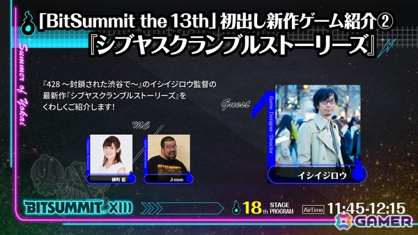「BitSummit the 13th」で行われるステージイベントの第1弾情報が公開！植松伸夫氏率いるconTIKIによるパフォーマンスもの画像7