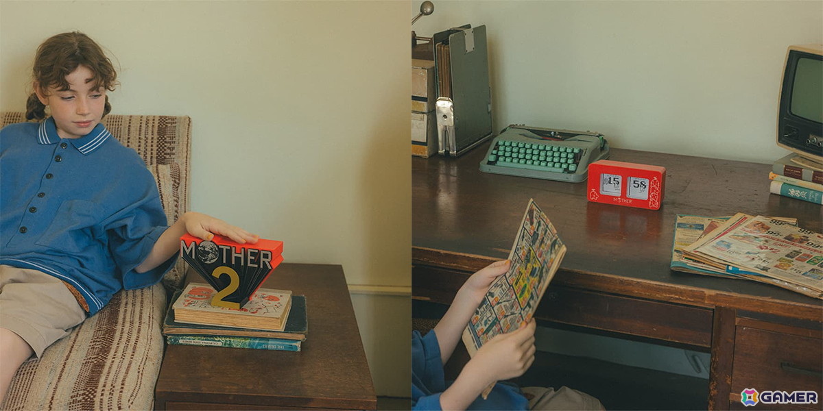 存在感抜群の「MOTHER2」立体ロゴフィギュアと84枚のどせいさんが楽しめるパタパタ時計が登場!ほぼ日「MOTHER」プロジェクトによる夏の新商品第1弾が公開の画像