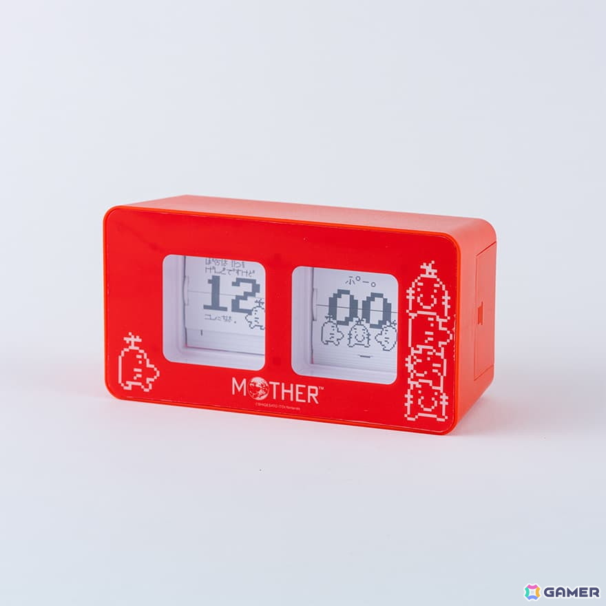 存在感抜群の「MOTHER2」立体ロゴフィギュアと84枚のどせいさんが楽しめるパタパタ時計が登場!ほぼ日「MOTHER」プロジェクトによる夏の新商品第1弾が公開の画像