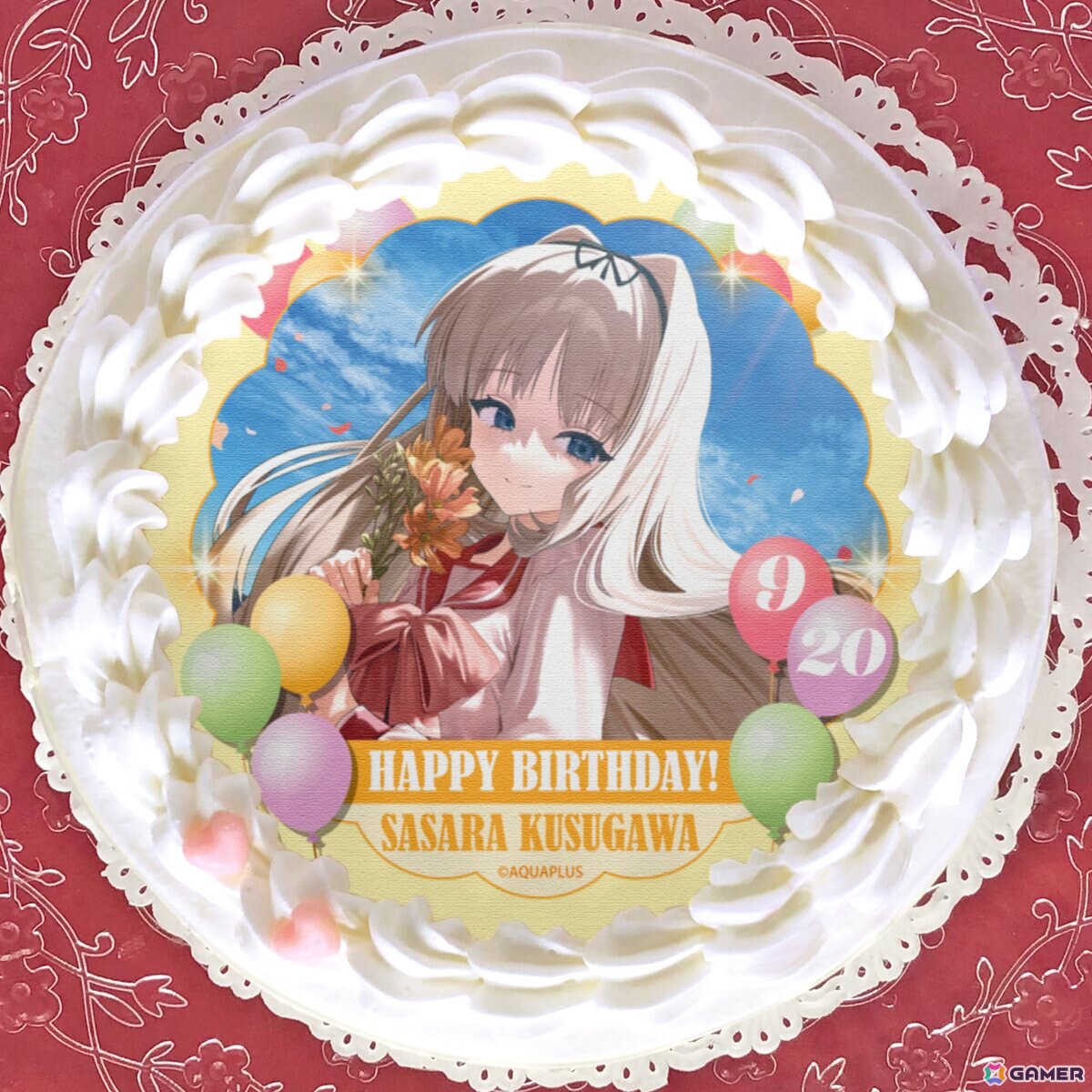 「ToHeart2」久寿川ささらの誕生日をお祝いする「AQUAPLUSアニバーサリーグッズ」が登場!プリントケーキの販売もの画像