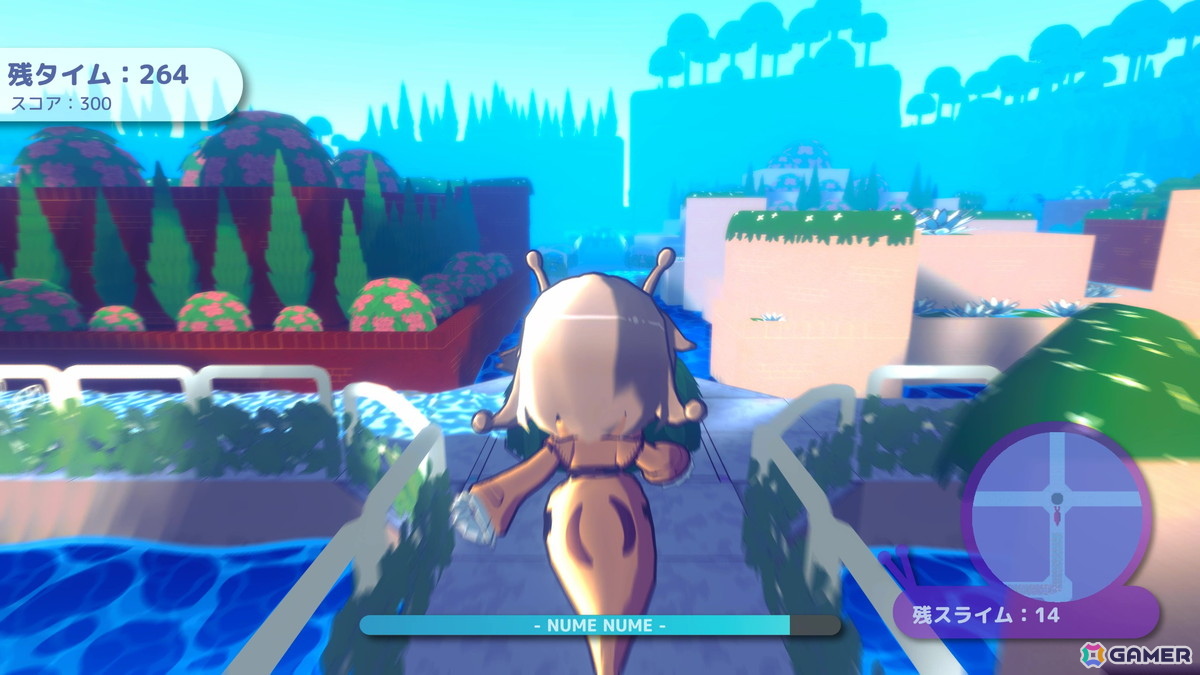 ナメツムリの少女がスライムを追うヌメヌメおにごっこアクション「ガーデンハント」のSteamストアページが公開!の画像