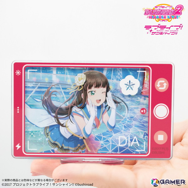 「スクフェス2」のホログラム缶バッジ、スマートフォン風アクスタ・ジュエルクリアカード、スチルカードイラストを使用したポストカードが登場！の画像11