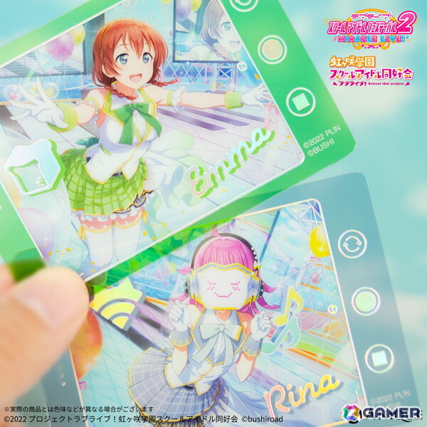 「スクフェス2」のホログラム缶バッジ、スマートフォン風アクスタ・ジュエルクリアカード、スチルカードイラストを使用したポストカードが登場！の画像16