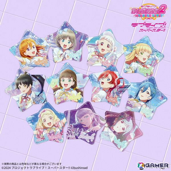 「スクフェス2」のホログラム缶バッジ、スマートフォン風アクスタ・ジュエルクリアカード、スチルカードイラストを使用したポストカードが登場！の画像28