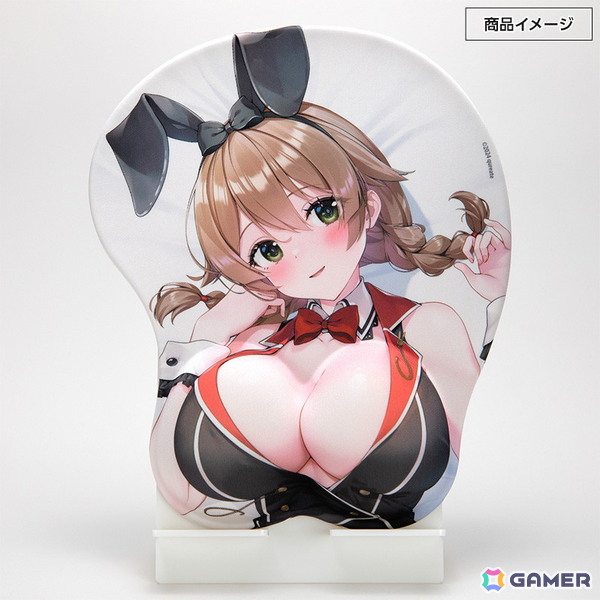 「バニーガーデン」花奈、凜、美羽香の描き下ろしイラストを使用したおっぱいマウスパッドが登場！の画像