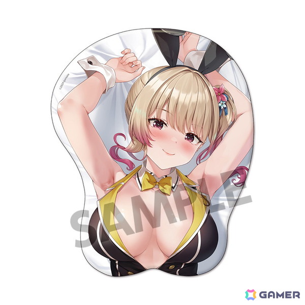 「バニーガーデン」花奈、凜、美羽香の描き下ろしイラストを使用したおっぱいマウスパッドが登場！の画像