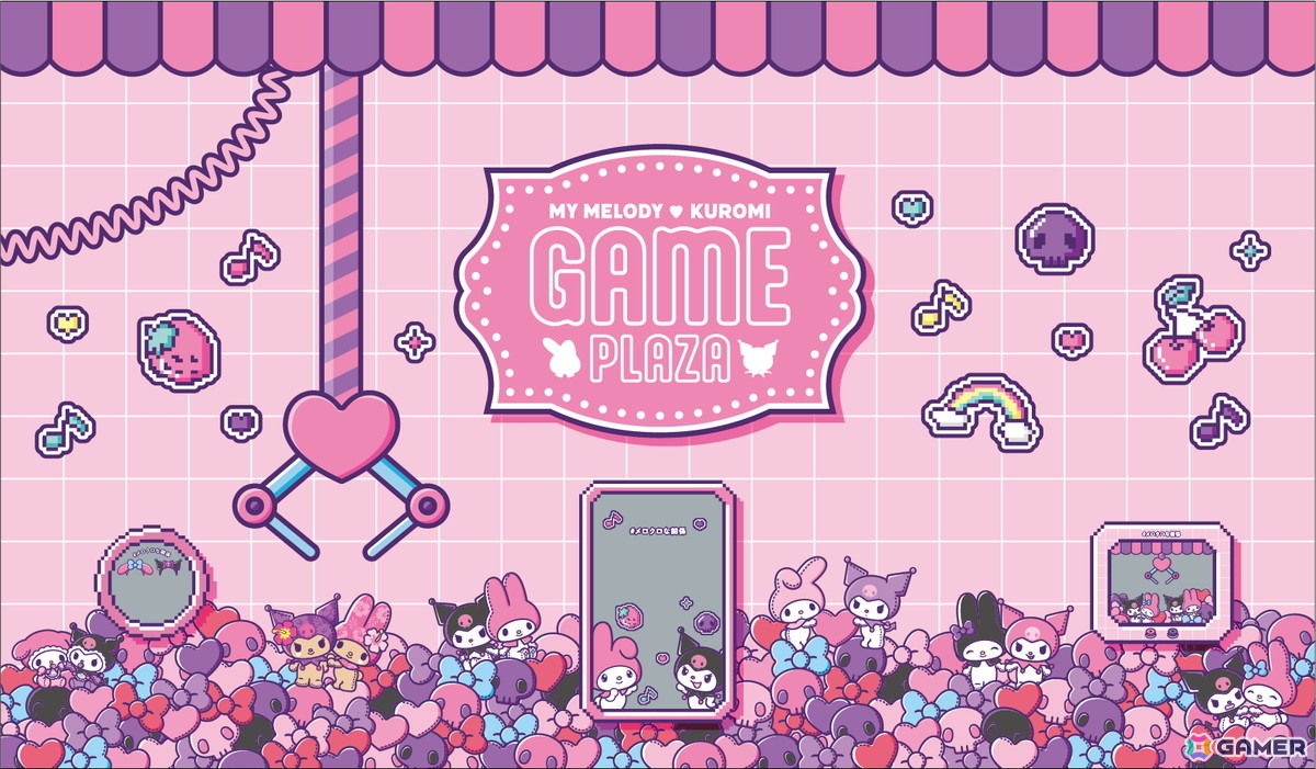 「MY MELODY ♡ KUROMI GAME PLAZA」7月18日よりSHIBUYA TSUTAYAで開催！3つの体験型ゲームやフォトスポットで「メロクロな関係」を体感しようの画像