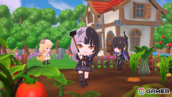 スローライフゲーム「ぷちホロの村 ～剣とお店と田舎暮らし～」英語対応が発表！森カリオペさんらホロライブEnglishのタレントが登場するPVも公開の画像
