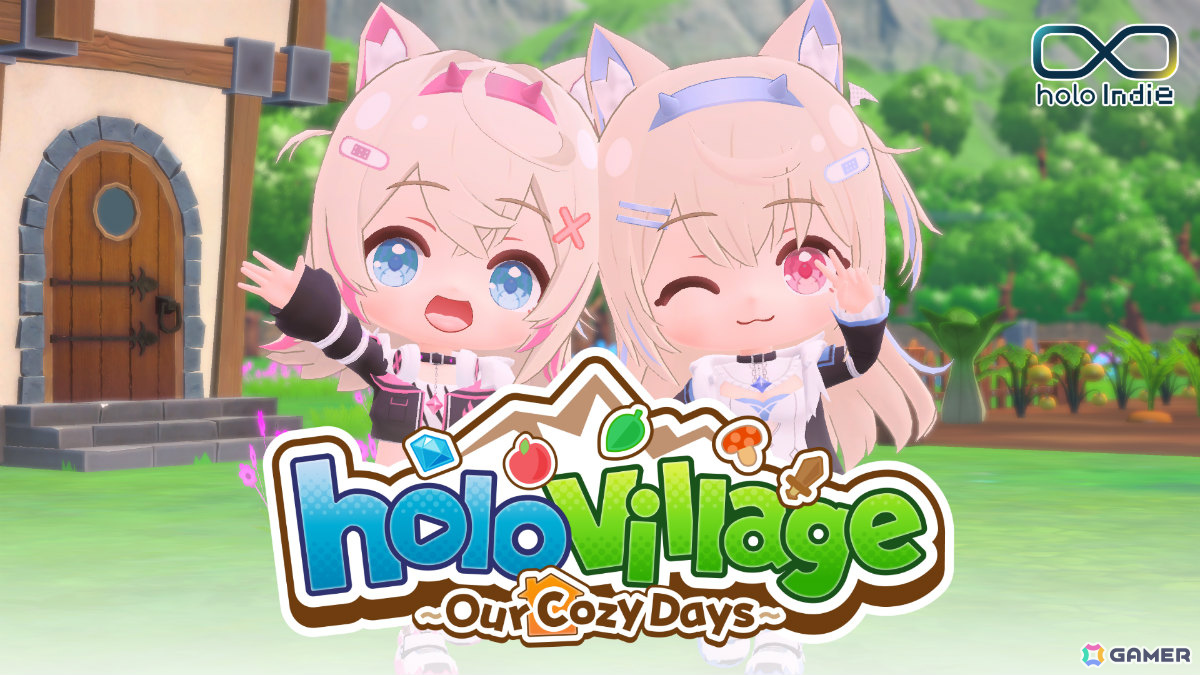 スローライフゲーム「ぷちホロの村 ～剣とお店と田舎暮らし～」英語対応が発表！森カリオペさんらホロライブEnglishのタレントが登場するPVも公開の画像