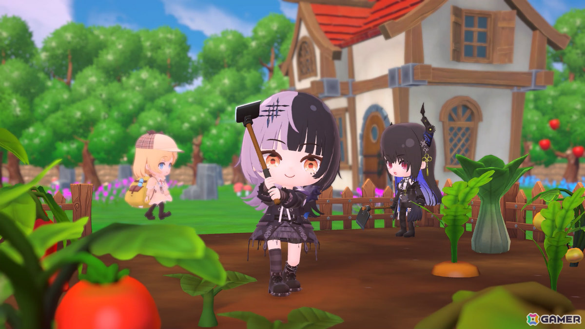 スローライフゲーム「ぷちホロの村 ～剣とお店と田舎暮らし～」英語対応が発表！森カリオペさんらホロライブEnglishのタレントが登場するPVも公開の画像3