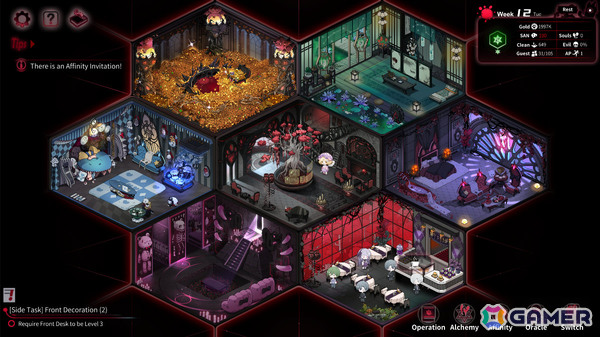 人外美少女とホテル経営＆恋愛を楽しむ「Yog-Sothoth's Yard」が「ヨグ=ソトースの庭」として日本語対応！Switchへの移植もの画像5