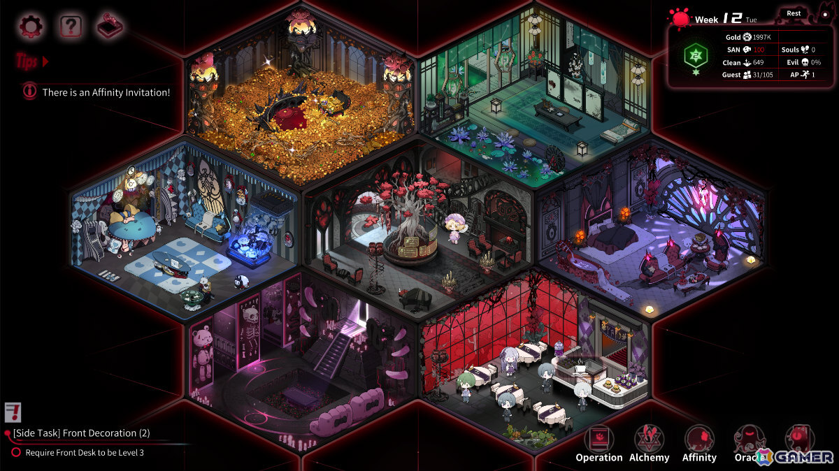 人外美少女とホテル経営＆恋愛を楽しむ「Yog-Sothoth's Yard」が「ヨグ=ソトースの庭」として日本語対応！Switchへの移植もの画像