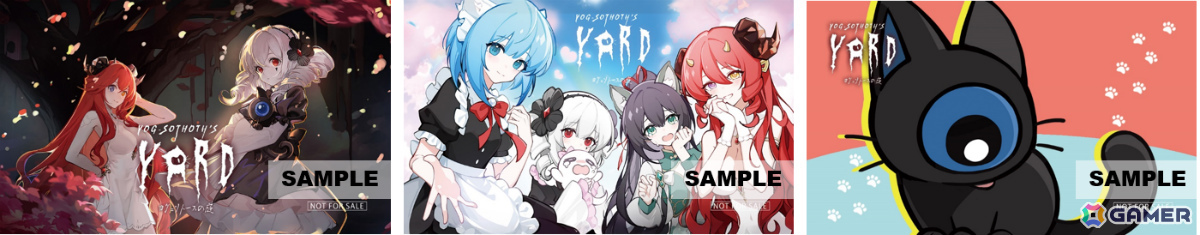ヨグ=ソトースの庭 オリジナルノベルティカード（3種）