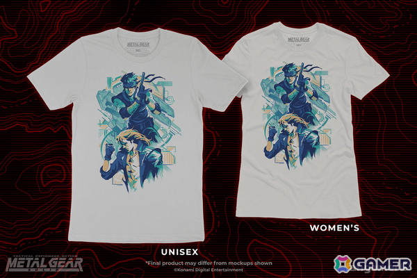 「メタルギア」より「恐るべき子供達 Tシャツ」と「サイボーグ忍者 ピンバッジ」がFangamer Japanにて発売！Tシャツにはステッカーのおまけ付きの画像2