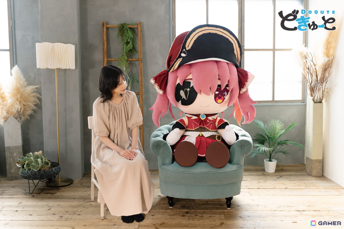ホロライブプロダクションより兎田ぺこらさん、不知火フレアさん、白銀ノエルさん、宝鐘マリンさんが超特大ぬいぐるみ「どきゅーと」になって登場！の画像18