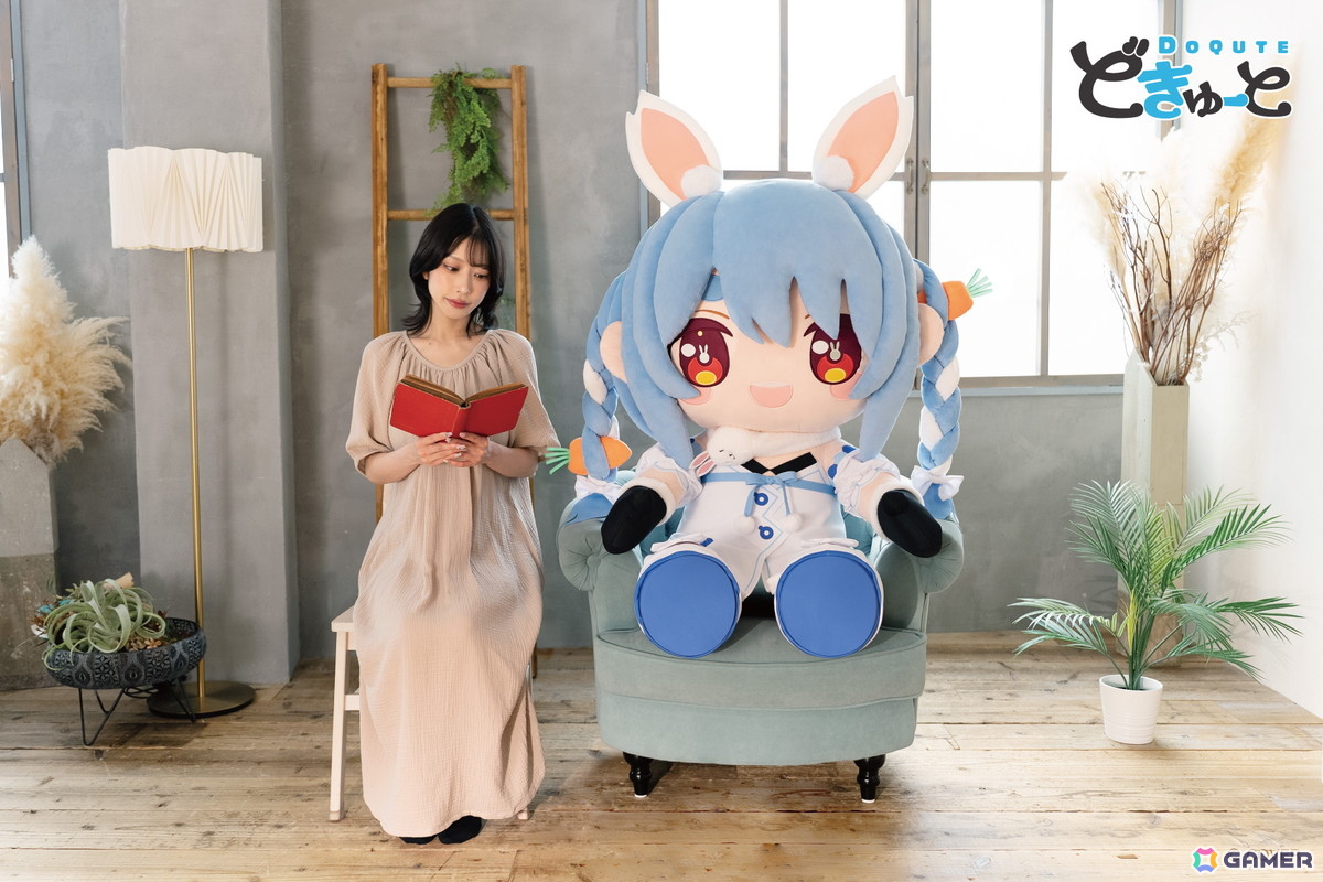 ホロライブプロダクションより兎田ぺこらさん、不知火フレアさん、白銀ノエルさん、宝鐘マリンさんが超特大ぬいぐるみ「どきゅーと」になって登場！の画像3